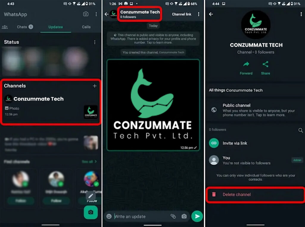 How to Delete a WhatsApp Channel